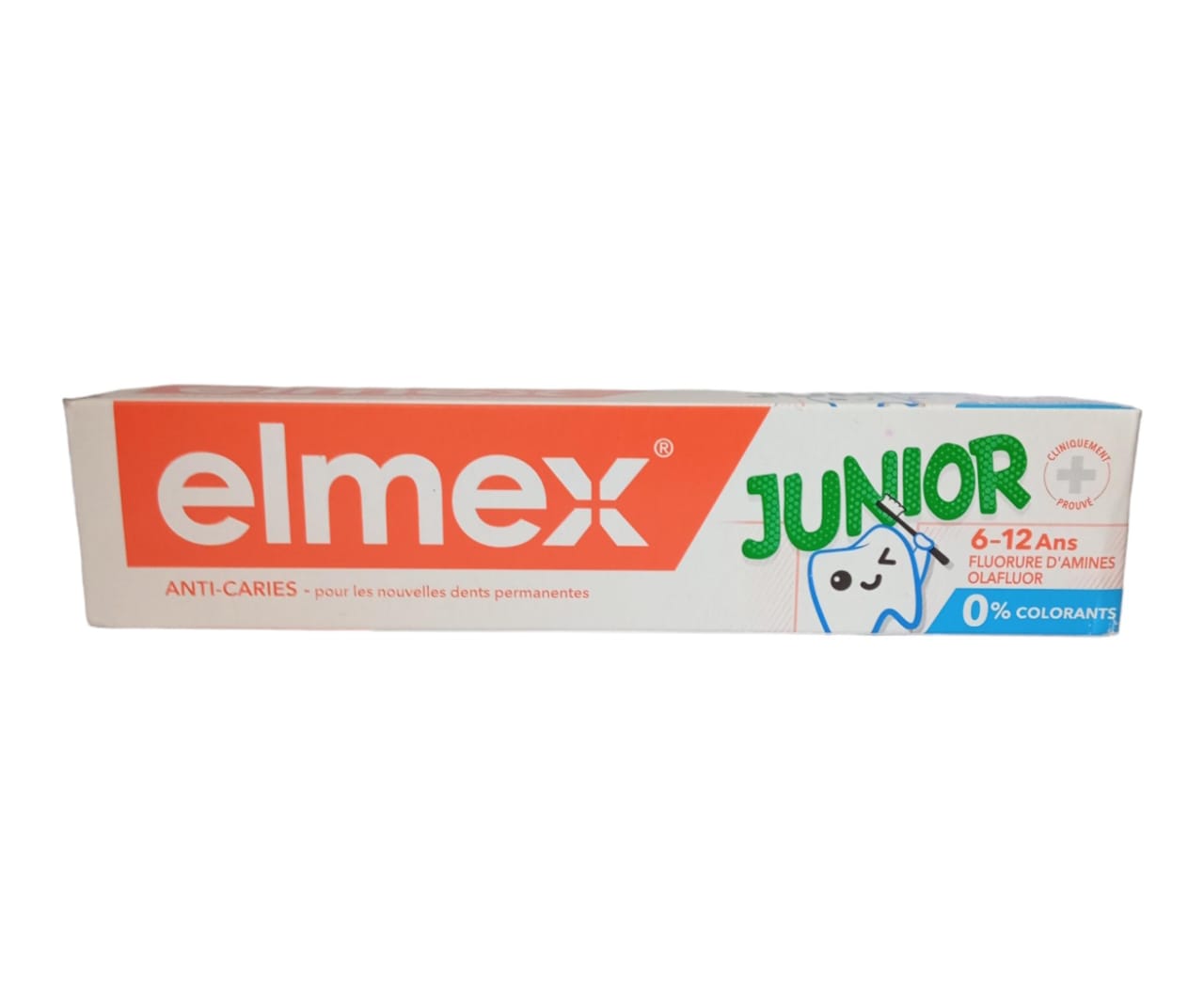 Elmex Dentifrice Junior 6-12 Ans 75ml