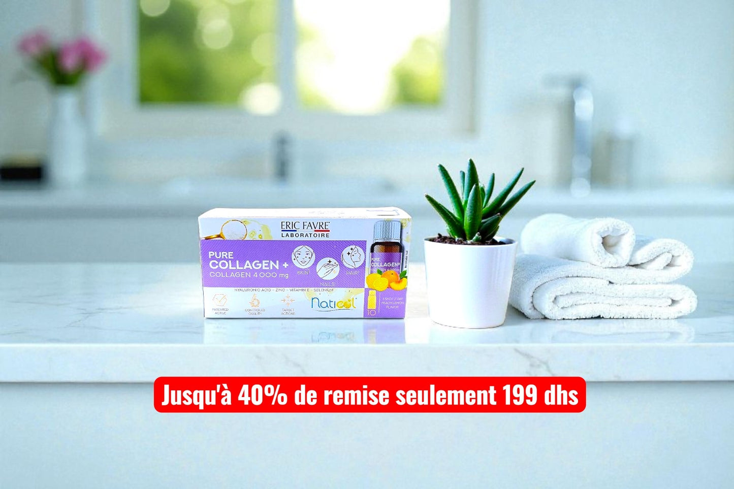 ERIC FAVRE PURE COLLAGEN +10X15ML /4000Mg