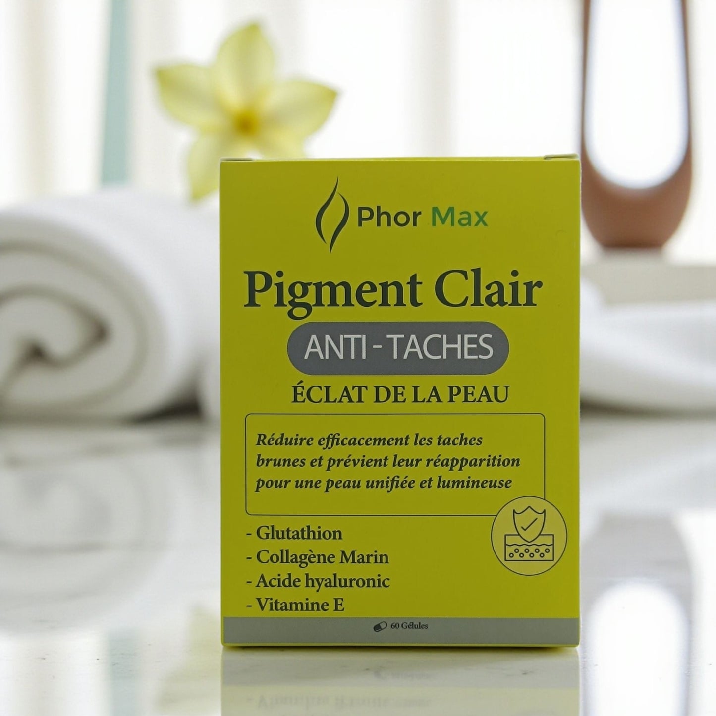 PHOR MAX PIGMENT CLAIR ANTI-TACHES 60 GELULES