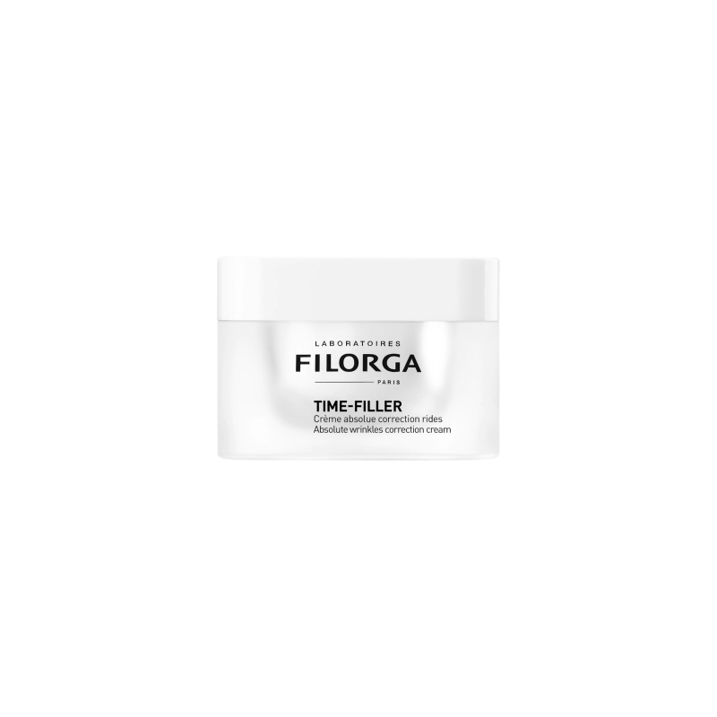 Filorga Time-Filler 50ml pot translucide avec bouchon blanc à vis