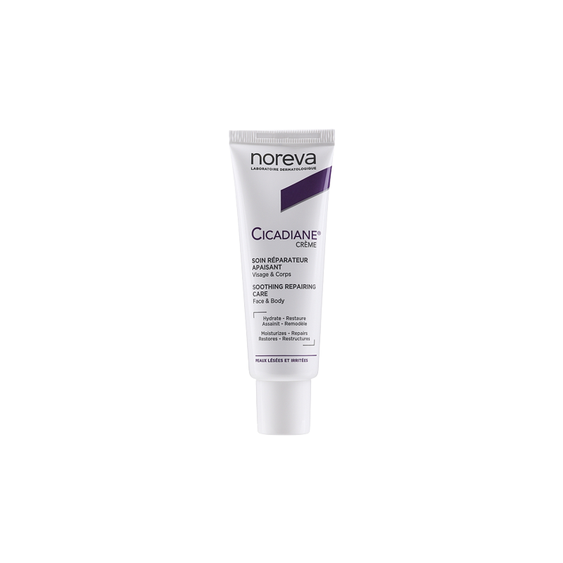 Noreva Cicadiane Soin Réparateur Apaisant Crème 40ml tube souple avec bouchon vis
