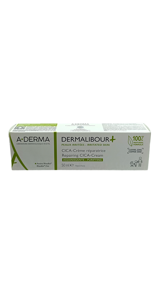 A-Derma Dermalibour+ Cica-Crème Réparatrice Assainissante 50ml