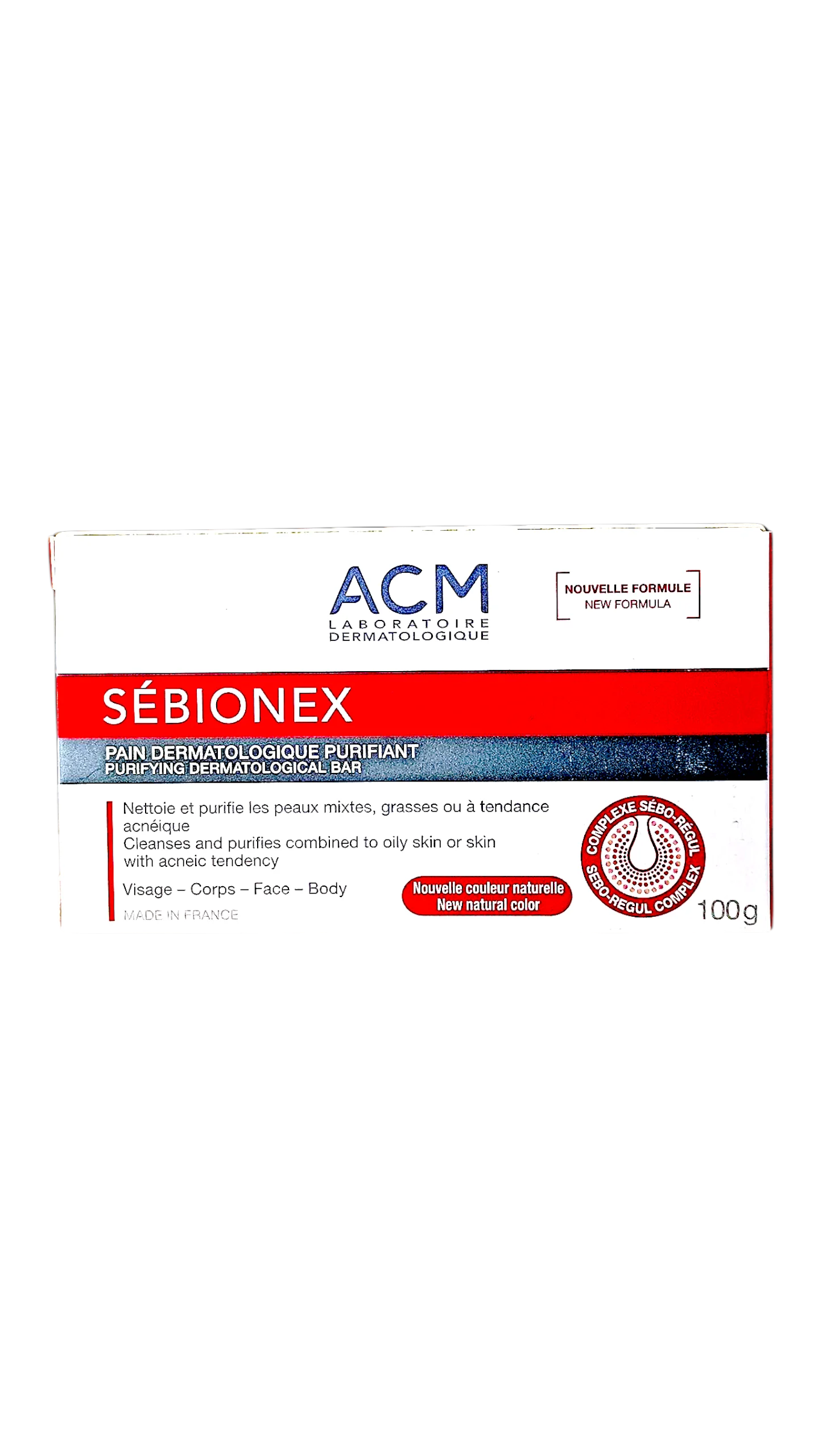 ACM Sébionex Pain Dermatologique Purifiant 100G