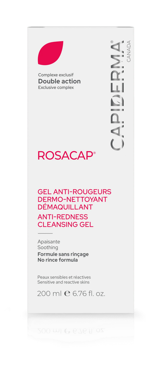 Capiderma Rosacap Gel Nettoyant démaquillant anti-rougeurs 200ml