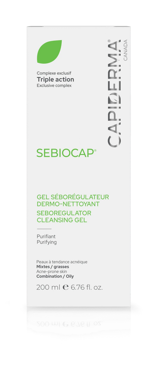 Capiderma Sebiocap Gel Nettoyant 200ml