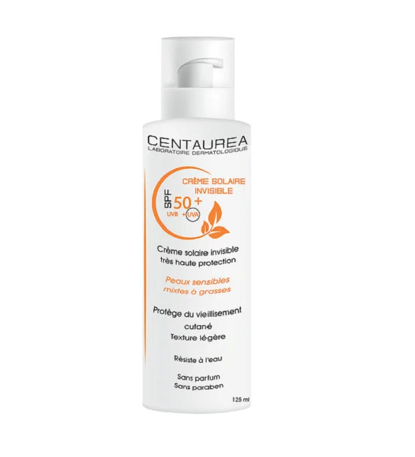 Centaurea Crème Solaire Invisible SPF 50+ 125ml