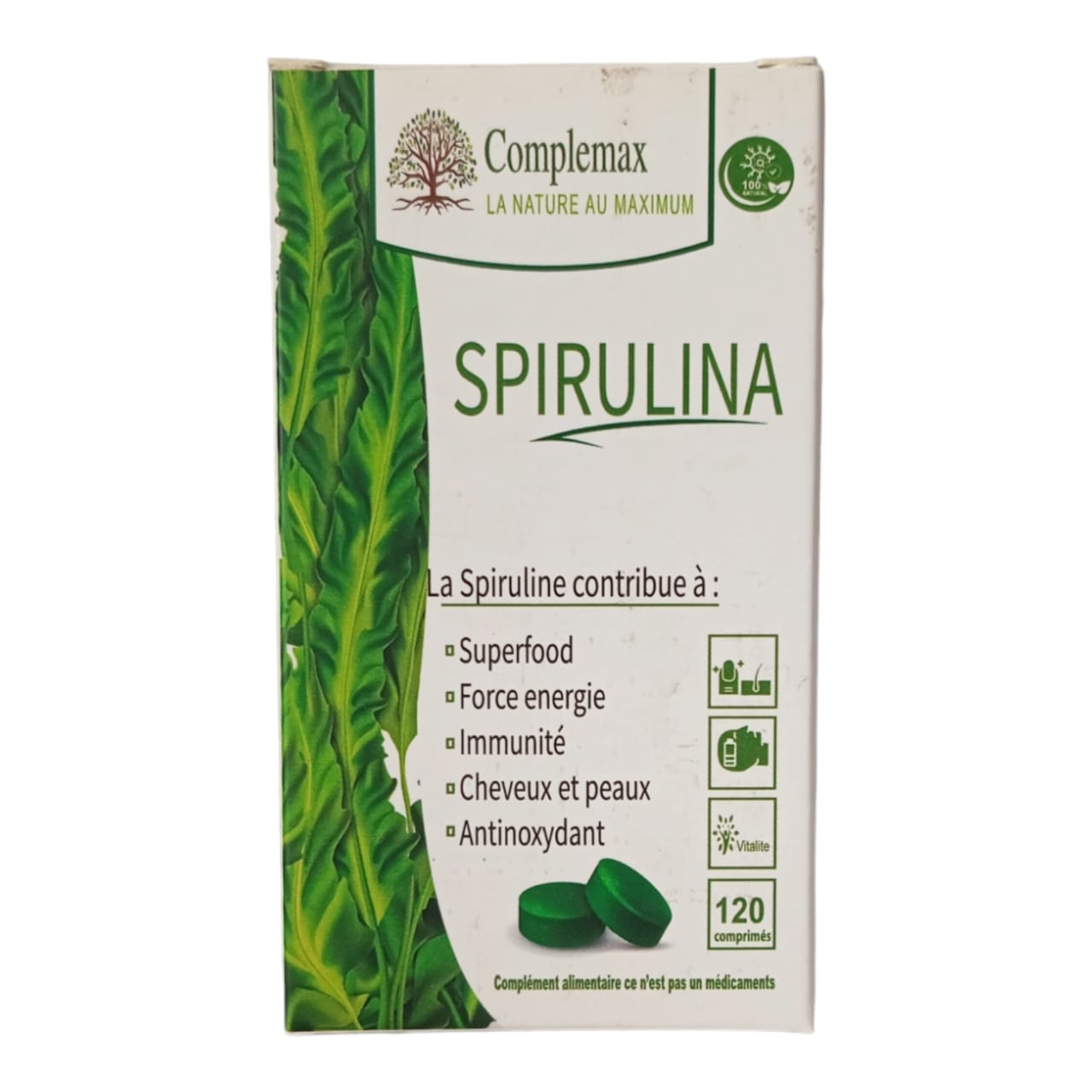 Complemax Spirulina 120gél