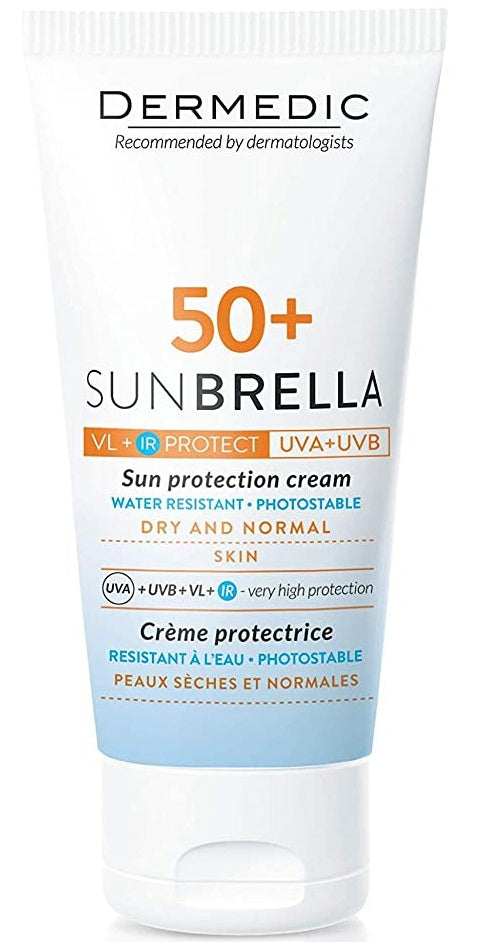 Dermedic Sunbrella Ecran SPF50+ Peaux Sèches à Normales 50ml