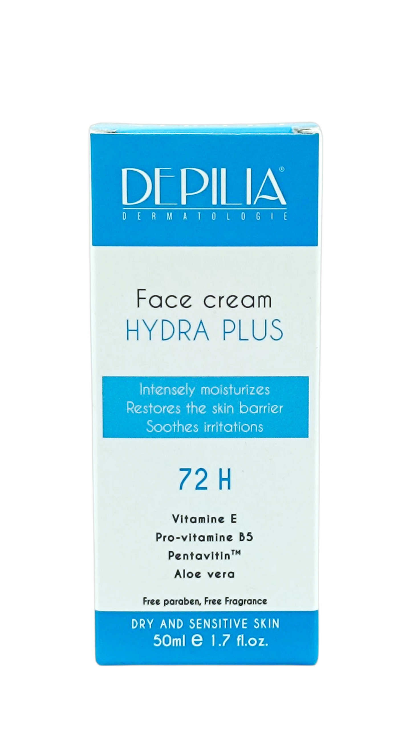 Depilia Hydra Plus Crème Visage 50ml