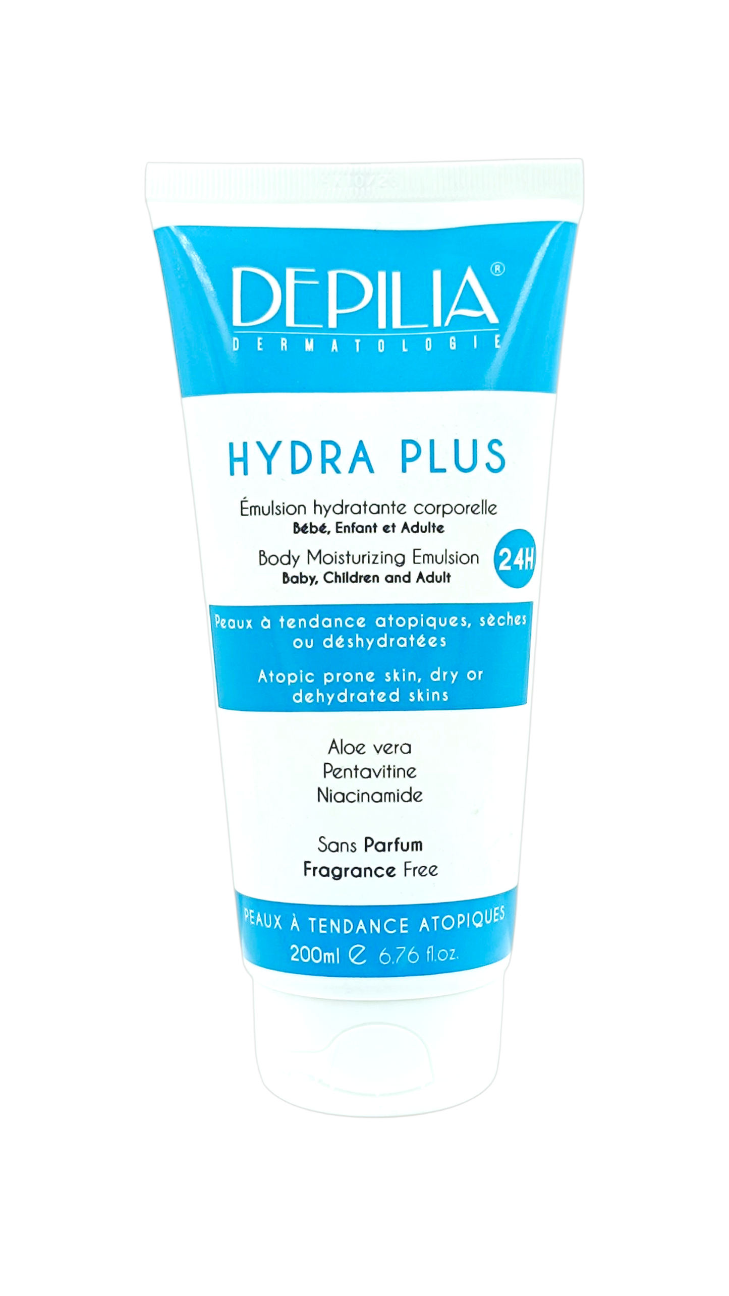 Depilia lait hydra plus 200 ml