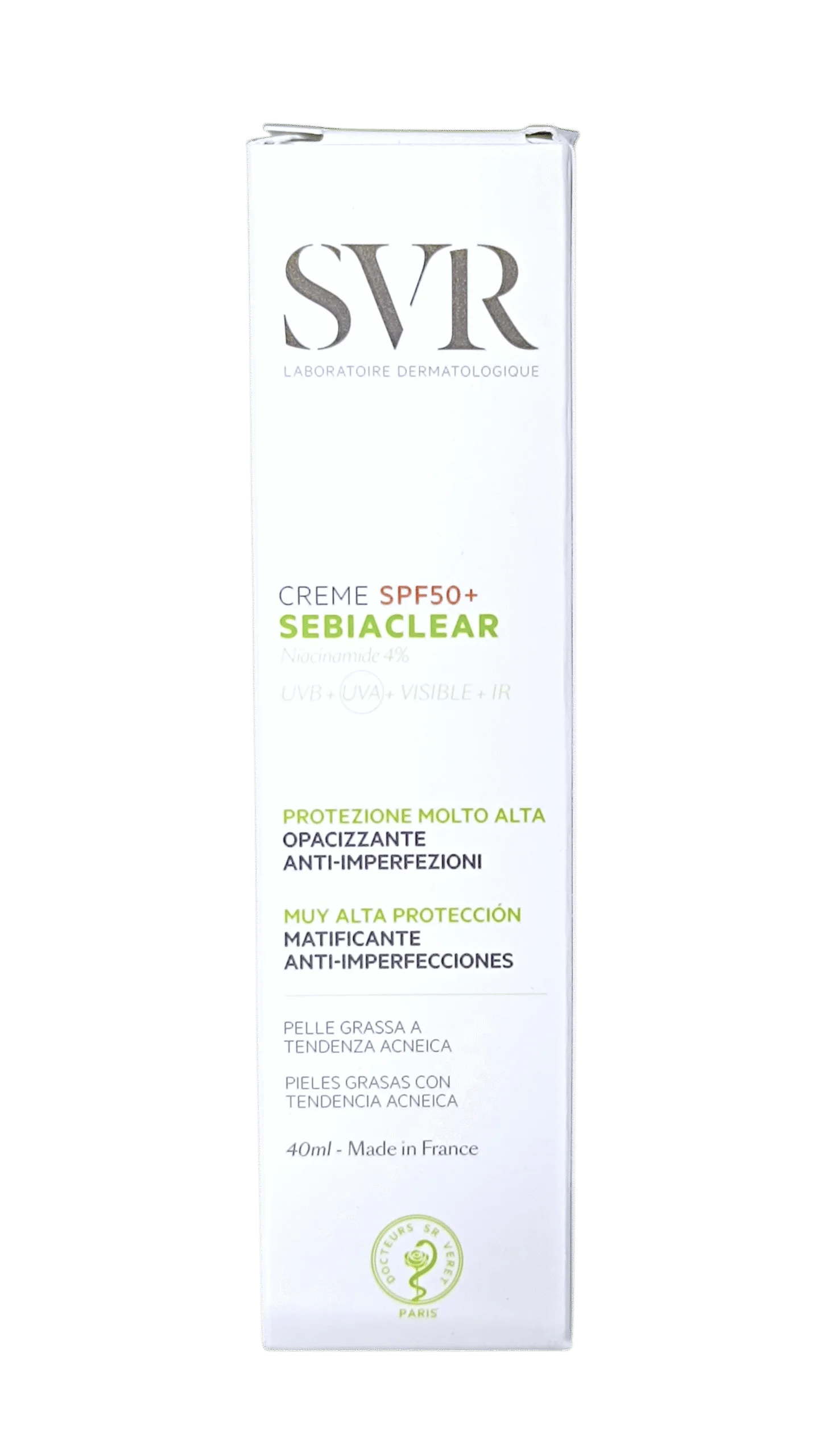 SVR Sébiaclear Crème SPF 50+ 40ml