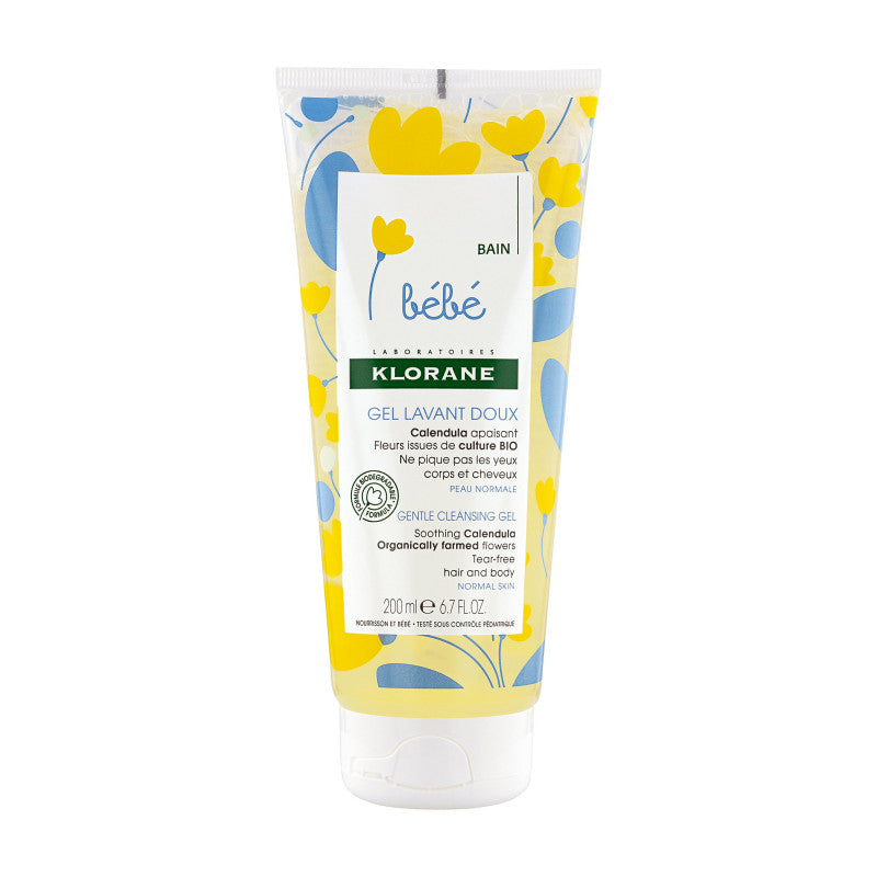 Klorane Bébé Gel Lavant Doux au Calendula 200ml