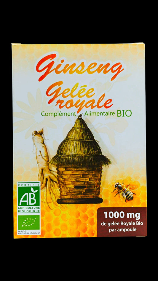 Ginseng Gelée Royale - Complément Alimentaire BIO