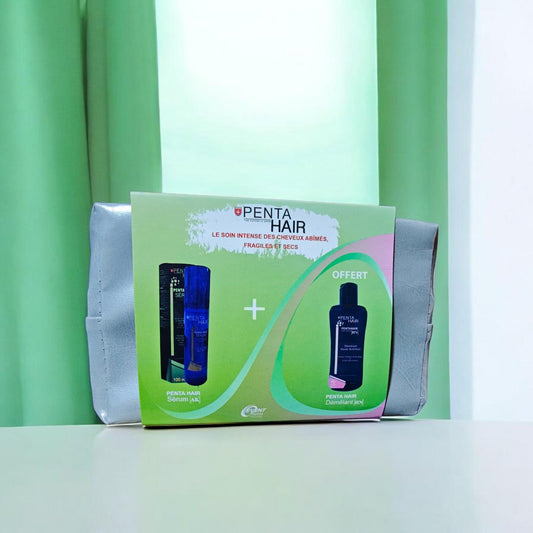 Penta Hair - Coffret Soin Intense Cheveux Abîmés, Fragiles & Secs