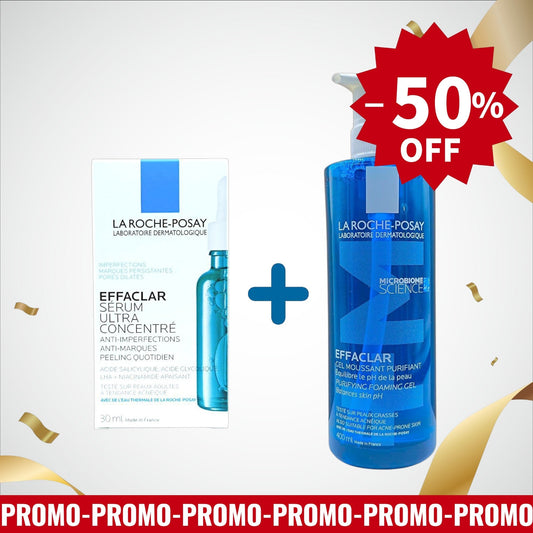 Pack Promo La Roche-Posay Effaclar -50%