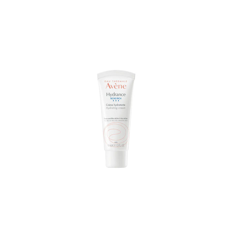 Avène Hydrance Riche Crème Hydratante 40ml tube blanc souple avec bouchon clips