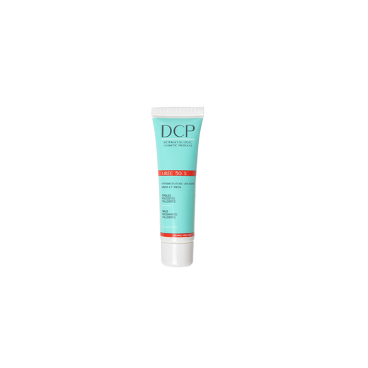 DCP Urée 50% Soin Localisé 30ml, tube bleu avec bouchon vis