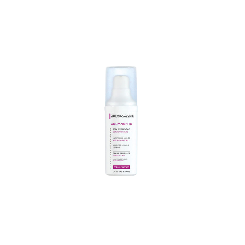 Dermacare Dermawhite Soin Dépigmentant 30ml flacon blanc avec capuchon transparent