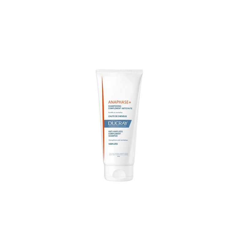 Ducray Anaphase+ Shampooing Complément Antichute 200ml tube souple blanc avec bouchon clips