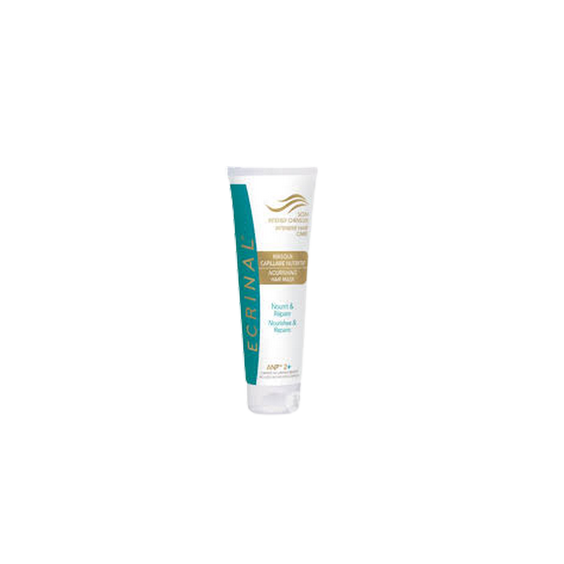 Ecrinal Masque Capillaire 125ml flacon souple blanc et bleu ciel avec bouchon clips