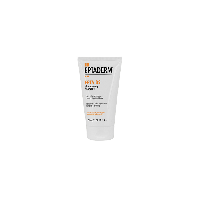 Eptaderm Epta DS Shampooing Anti-pelliculaire 150ml tube souple blanc avec bouchon clips