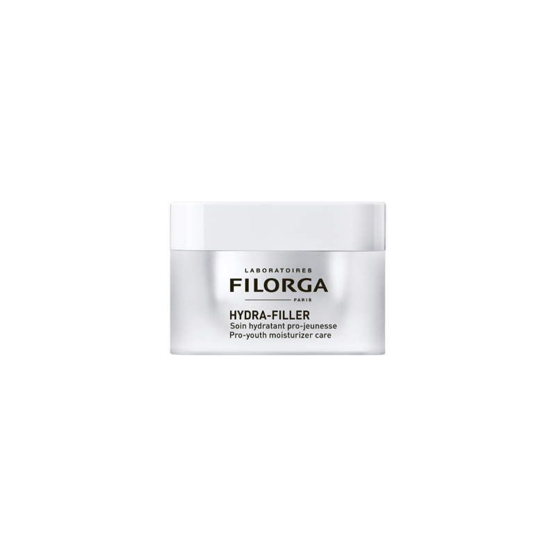 Filorga Hydra-Filler 50ml pot translucide avec bouchon vis blanc