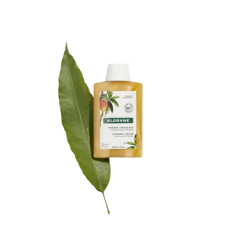 Klorane Shampoing à la Mangue flacon souple avec bouchon facile