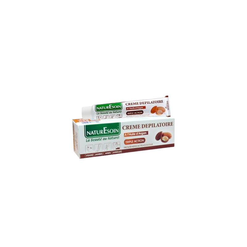 Naturesoin Crème Dépilatoire à l'Huile d'Argan 50ml